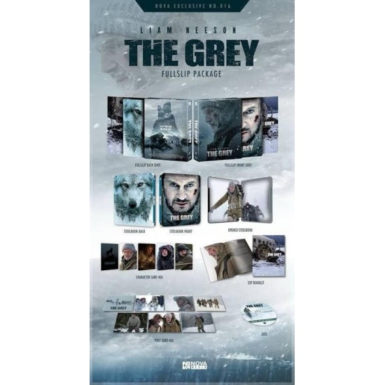 THE GREY - GRI KURT NOVAMEDIA LIMITED NUMBERED EDITION FULLSLIP STEELBOOK BLU RAY
