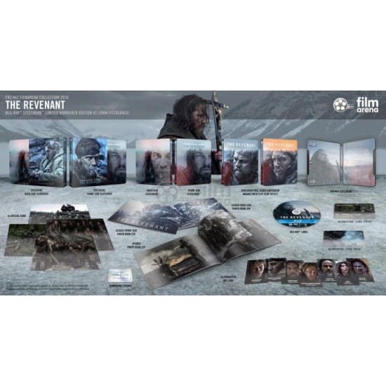 THE REVENANT FILMARENA LIMITED EDITION FULLSLIP STEELBOOK BLU RAY THE REVENANT FILMARENA LIMITED EDITION FULLSLIP STEELBOOK BLU RAY