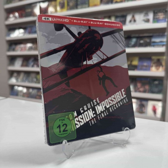 GOREVIMIZ TEHLIKE : SON HESAPLASMA - MISSION IMPOSSIBLE : FINAL RECKONING STEELBOOK 4K UHD + BLU RAY + BONUS BLU RAY ( 3 DISK )