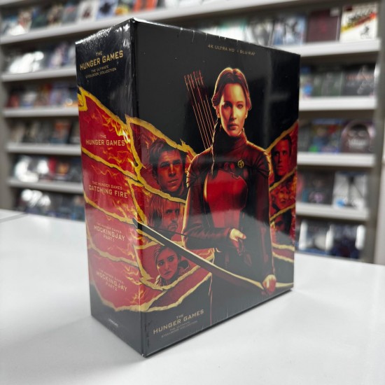 HUNGER GAMES - ACLIK OYUNLARI 4 FILM STEELBOOK 4K UHD + BLU RAY BOX SET