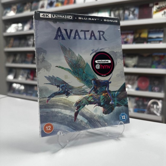 AVATAR STEELBOOK 4K UHD + BLU RAY + BONUS BLU RAY ( 3 DISK )