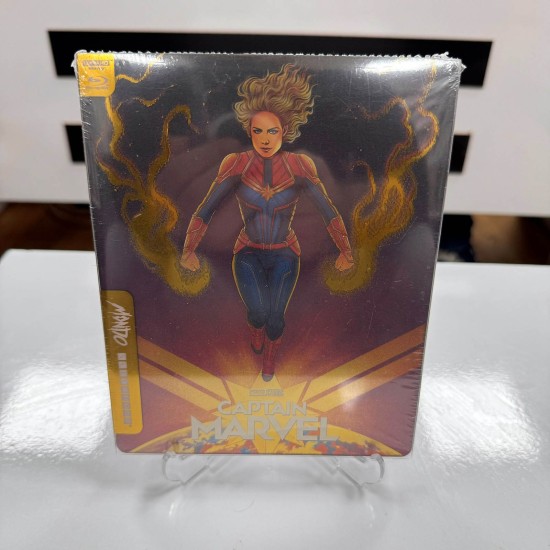 CAPTAIN MARVEL - KAPTAN MARVEL STEELBOOK 4K UHD + BLU RAY ( MONDO ) CAPTAIN MARVEL - KAPTAN MARVEL STEELBOOK 4K UHD + BLU RAY ( MONDO )