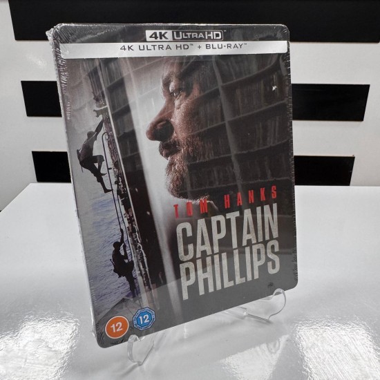 CAPTAIN PHILIPS STEELBOOK 4K UHD + BLU RAY CAPTAIN PHILIPS STEELBOOK 4K UHD + BLU RAY