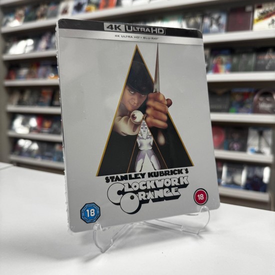 A CLOCKWORK ORANGE - OTOMATIK PORTAKAL STEELBOOK 4K UHD + BLU RAY A CLOCKWORK ORANGE - OTOMATIK PORTAKAL STEELBOOK 4K UHD + BLU RAY