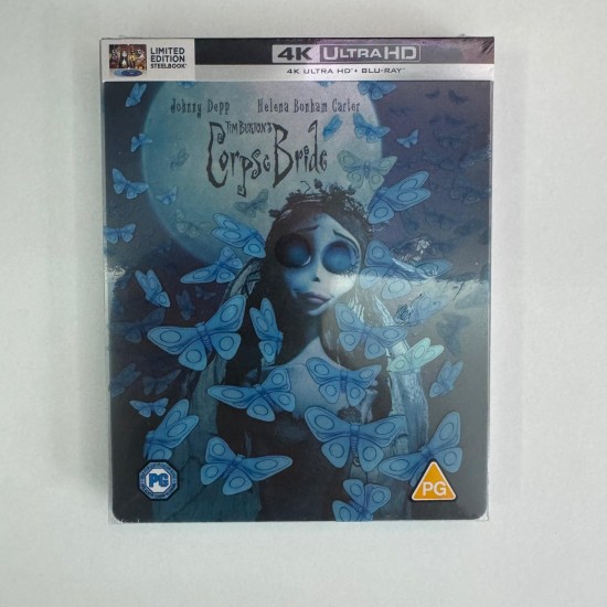 CORPSE BRIDE - OLU GELIN LIMITED EDITION STEELBOOK 4K UHD + BLU RAY