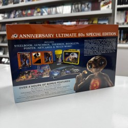 E.T. : THE EXTRA TERRESTRIAL 40th ANNIVERSARY ULTIMATE 80s SPECIAL EDITION STEELBOOK  4K UHD + BLU RAY GIFT SET