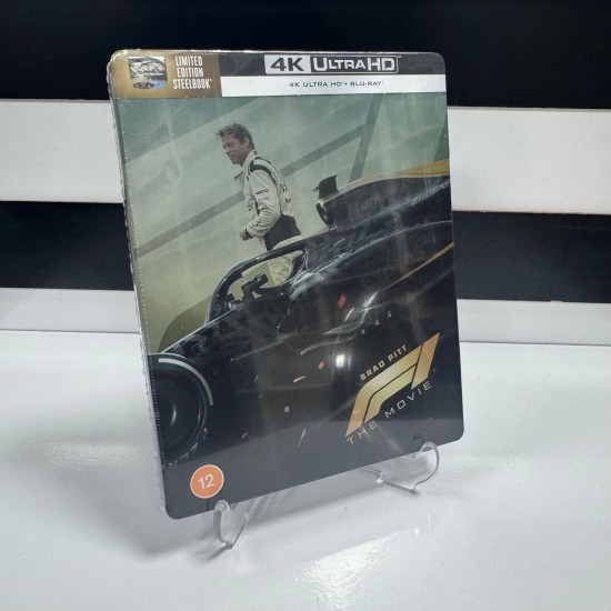 F1 : THE MOVIE LTD.EDT. STEELBOOK 4K UHD + BLU RAY
