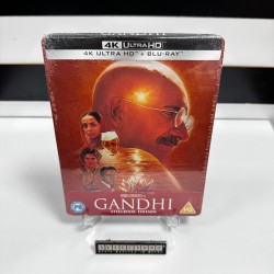 GANDHI STEELBOOK 4K UHD + BLU RAY ( 4 DISK )