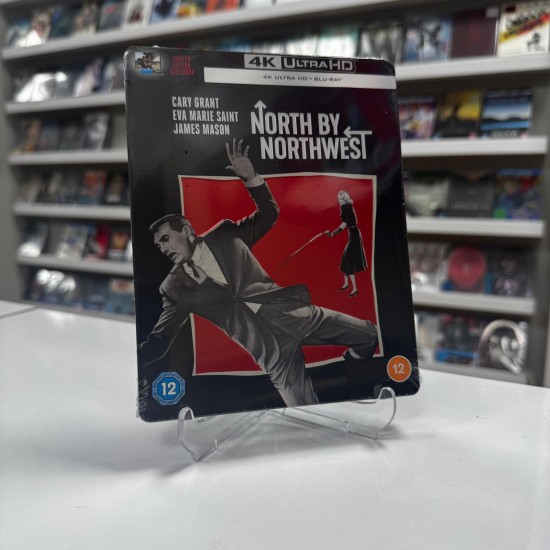 NORTH BY NORTHWEST - GIZLI TESKILAT STEELBOOK 4K UHD + BLU RAY