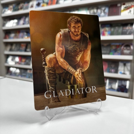 GLADIATOR 2 - GLADYATOR 2 STEELBOOK 4K UHD+BLU RAY+BONUS BLU RAY ( 3 DISK ) - LIMITED EDITION