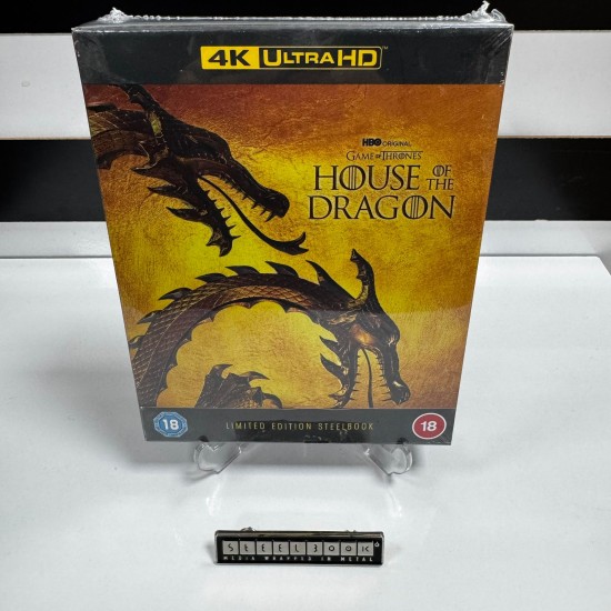 HOUSE OF THE DRAGON : SEASON ONE LIMITED EDITION FULLSLIP STEELBOOK 4K UHD+ BLU RAY HOUSE OF THE DRAGON : SEASON ONE LIMITED EDITION FULLSLIP STEELBOOK 4K UHD+ BLU RAY