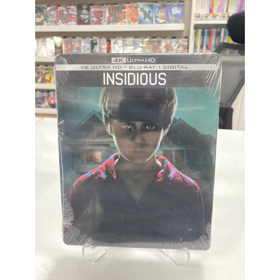 INSIDIOUS - RUHLAR BOLGESI STEELBOOK 4K UHD + BLU RAY INSIDIOUS - RUHLAR BOLGESI STEELBOOK 4K UHD + BLU RAY