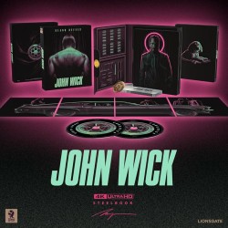JOHN WICK 10.ANNIVERSARY TITANS OF CULT LIMITED EDITION STEELBOOK 4K UHD + BLU RAY