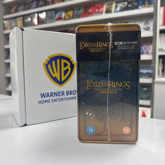 THE LORD OF THE RINGS TRILOGY - YUZUKLERIN EFENDISI UCLEMESI THEATRICAL AND EXTENDED FILMS 4K UHD + BLU RAY STEELBOOK BOX SET