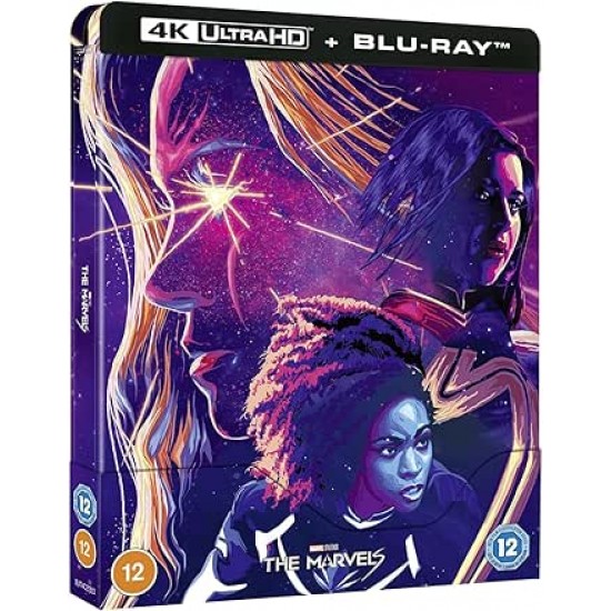 THE MARVELS STEELBOOK 4K UHD + BLU RAY