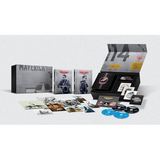 TOP GUN / TOP GUN MAVERICK ULTIMATE COLLECTOR'S EDITION STEELBOOK 4K UHD + BLU RAY GIFT SET TOP GUN / TOP GUN MAVERICK ULTIMATE COLLECTOR'S EDITION STEELBOOK 4K UHD + BLU RAY GIFT SET