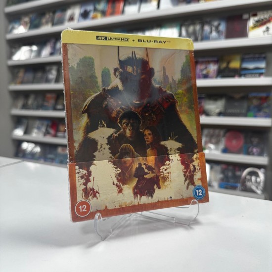 KINGDOM OF THE PLANET OF THE APES STEELBOOK 4K UHD + BLU RAY
