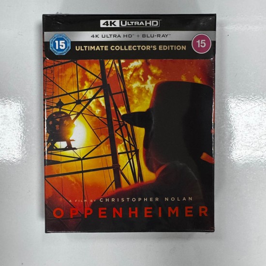 OPPENHEIMER ULTIMATE COLLECTOR'S EDITION FULLSLIP STEELBOOK 4K UHD + BLU RAY + BONUS BLU RAY OPPENHEIMER ULTIMATE COLLECTOR'S EDITION FULLSLIP STEELBOOK 4K UHD + BLU RAY + BONUS BLU RAY