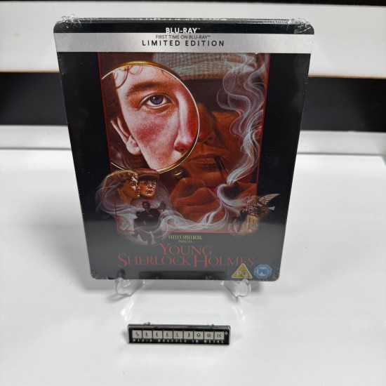 YOUNG SHERLOCK HOLMES LIMITED EDITION STEELBOOK 4K UHD + BLU RAY YOUNG SHERLOCK HOLMES LIMITED EDITION STEELBOOK 4K UHD + BLU RAY