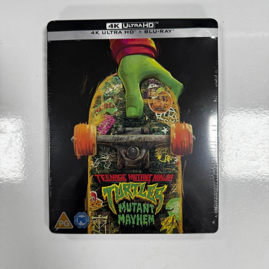 TEENAGE MUTANT NINJA TURTLES : MUTANT MAHYEM STEELBOOK 4K UHD + BLU RAY TEENAGE MUTANT NINJA TURTLES : MUTANT MAHYEM STEELBOOK 4K UHD + BLU RAY