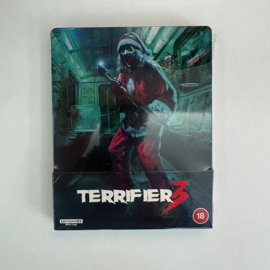 TERRIFIER 3 LIMITED EDITION STEELBOOK 4K UHD + BLU RAY