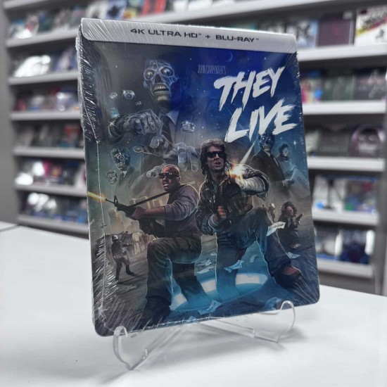 THEY LIVE - YASIYORLAR STEELBOOK 4K UHD + BLU RAY THEY LIVE - YASIYORLAR STEELBOOK 4K UHD + BLU RAY