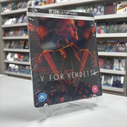 V FOR VENDETTA STEELBOOK 4K UHD + BLU RAY