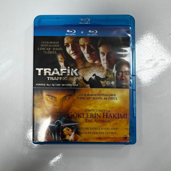 TRAFIK ( TRAFFIC ) - GOKLERIN HAKIMI ( THE AVIATOR ) 2 FILM BLU RAY SET