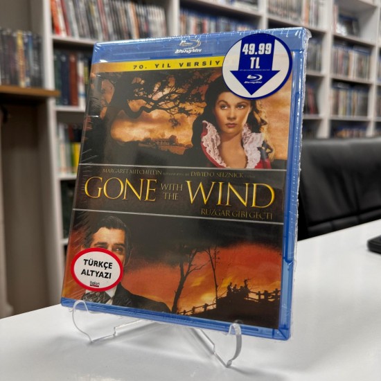 RUZGAR GIBI GECTI - GONE WITH THE WIND BLU RAY