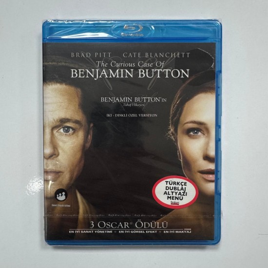 BENJAMIN BUTTON'IN TUHAF HIKAYESI - THE CURIOUS CASE OF BENJAMIN BUTTON BLU RAY - 2 DISK