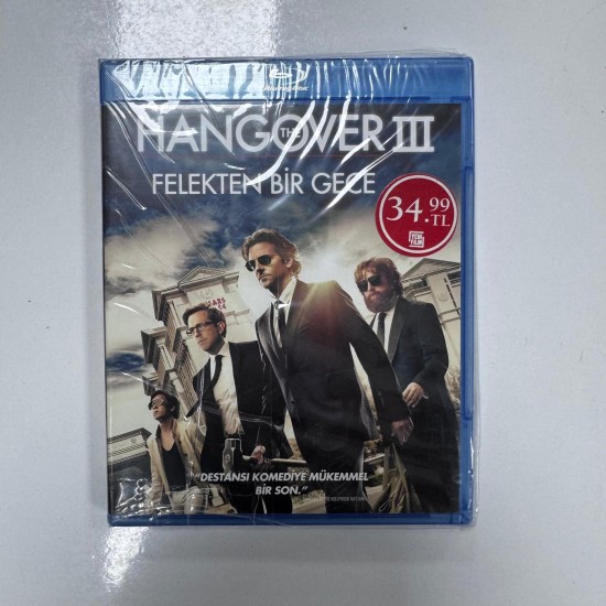 FELEKTEN BIR GECE 3 - HANGOVER 3 BLU RAY FELEKTEN BIR GECE 3 - HANGOVER 3 BLU RAY