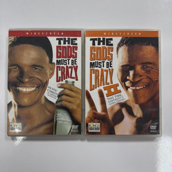 TANRILAR CILDIRMIS OLMALI 1 & 2 - THE GODS MUST BE CRAZY 1&2  DVD SET
