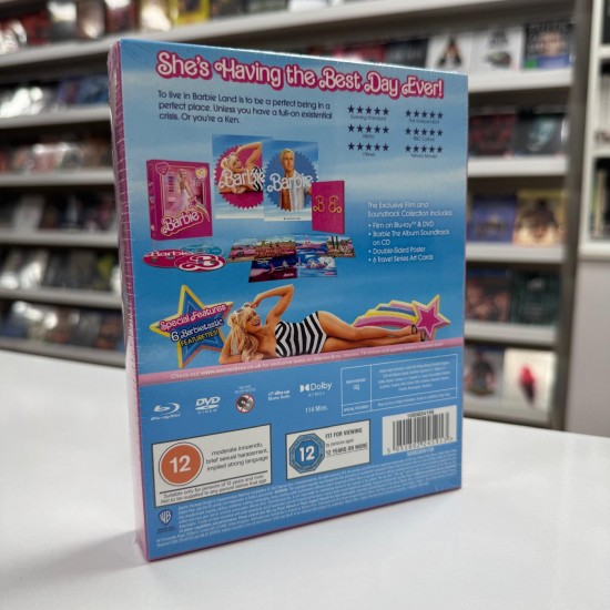 BARBIE COLLECTOR'S EDITION BLU RAY + DVD + CD SOUNDTRACK ( 3 DISK ) BARBIE COLLECTOR'S EDITION BLU RAY + DVD + CD SOUNDTRACK ( 3 DISK )