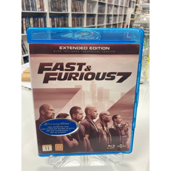FAST & FURIOUS 7 BLU RAY FAST & FURIOUS 7 BLU RAY