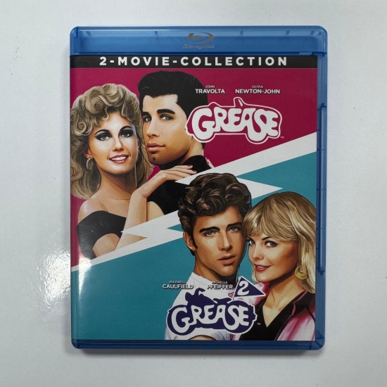GREASE + GREASE 2 BLU RAY SET ( 2 FILM )