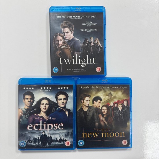 THE TWILIGHT SAGA  - ALACAKARANLIK BLU RAY SET ( 3 FILM )
