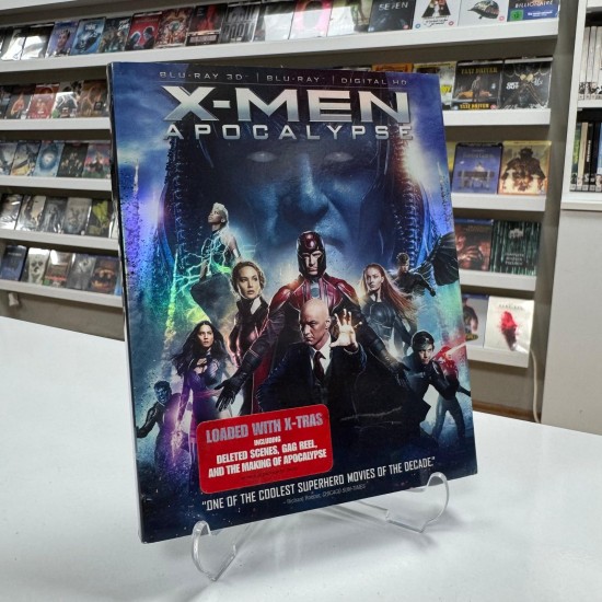X-MEN APOCALYPSE BLU RAY 3D + BLU RAY 2D 