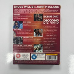 DIE HARD LEGACY COLLETION 5 FILM BLU RAY BOX SET ( 6 DISK )