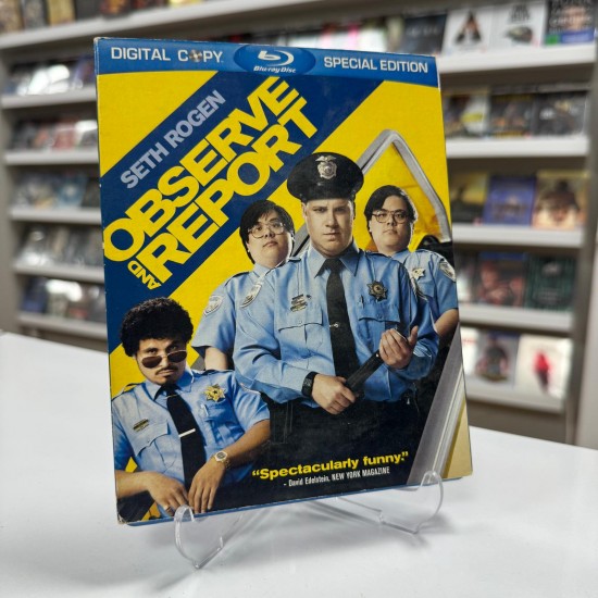 OBSERVE AND REPORT BLU RAY + DVD DIGITAL COPY