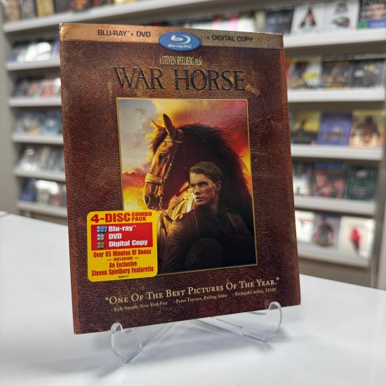 WAR HORSE BLU RAY + BONUS BLU RAY + DVD + DVD DIGITAL COPY ( 4 DISK )