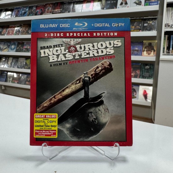 INGLOURIOUS BASTERDS - SOYSUZLAR CETESI BLU RAY + DVD DIGITAL COPY
