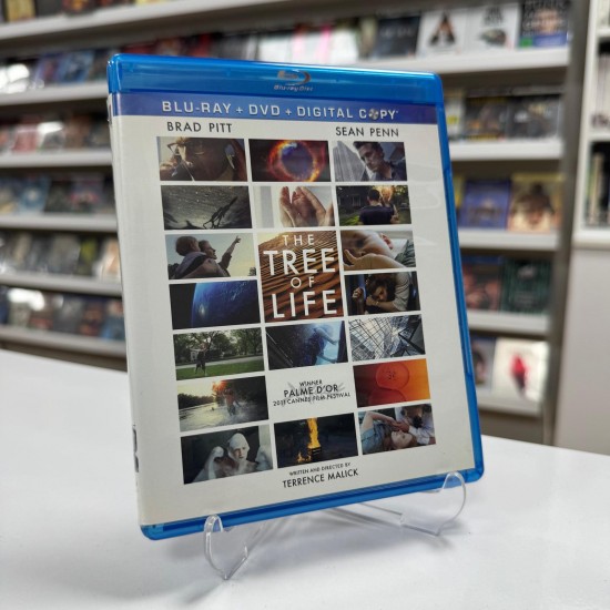 THE TREE OF LIFE BLU RAY + DVD + DVD DIGITAL COPY