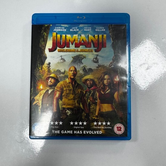 JUMANJI : WELCOME TO THE JUNGLE BLU RAY