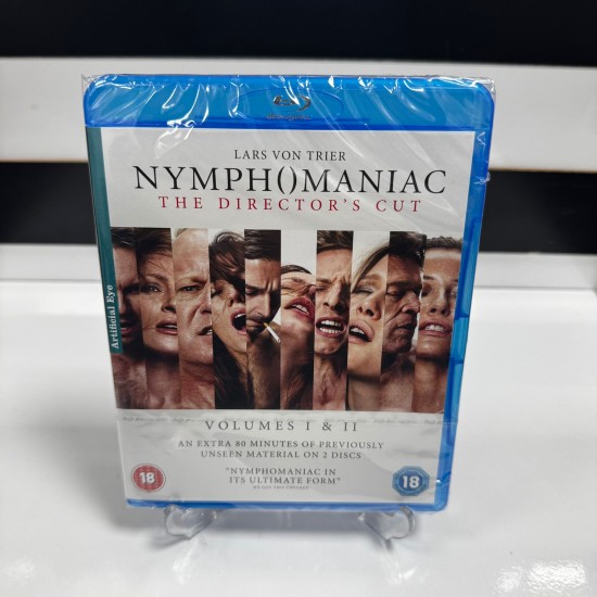 NYMPHOMANIAC VOLUME 1-2 BLU RAY ( THE DIRECTOR'S CUT ) NYMPHOMANIAC VOLUME 1-2 BLU RAY ( THE DIRECTOR'S CUT )