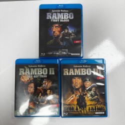 RAMBO TRILOGY - RAMBO UCLEMESI BLU RAY SET