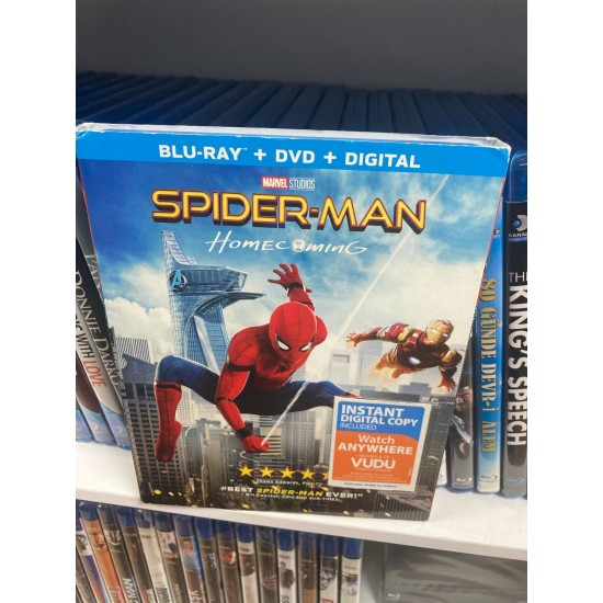 SPIDER MAN : HOMECOMING BLU RAY + DVD