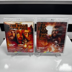 TEPENIN GOZLERI  - THE HILLS HAVE EYES PART 1 - 2 ( 1977 - 1984 ) BLU RAY ( ARROW VIDEO )