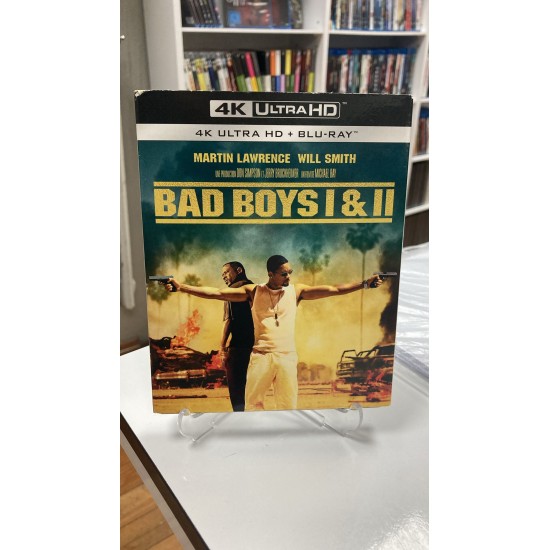 BAD BOYS 1 - 2 4K UHD + BLU RAY SET BAD BOYS 1 - 2 4K UHD + BLU RAY SET