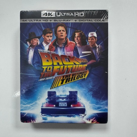 BACK TO THE FUTURE TRILOGY - GELECEGE DONUS UCLEMESI 4K UHD + BLU RAY BOX SET ( 7 DISK )