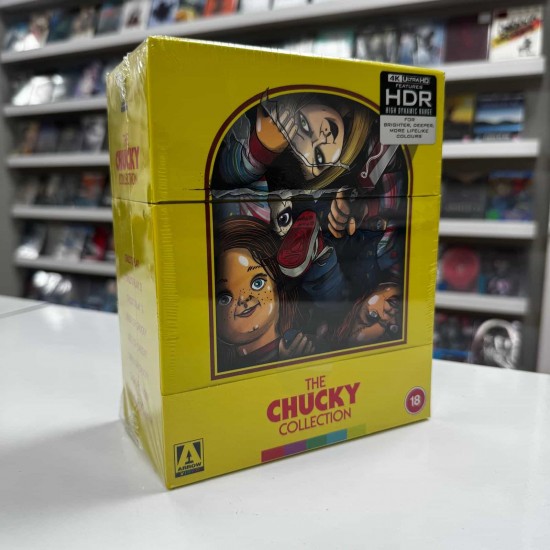 THE CHUCKY COLLECTION ( CHILD'S PLAY ) - ARROW VIDEO LIMITED EDITION  4K UHD BLU RAY BOX SET